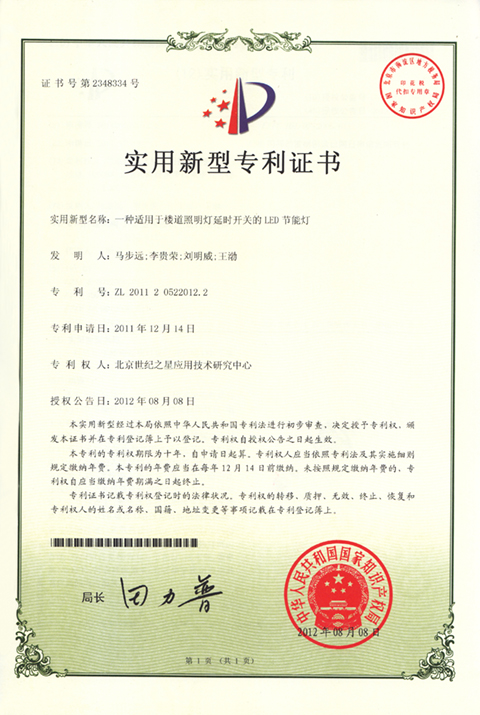 节能灯 专利